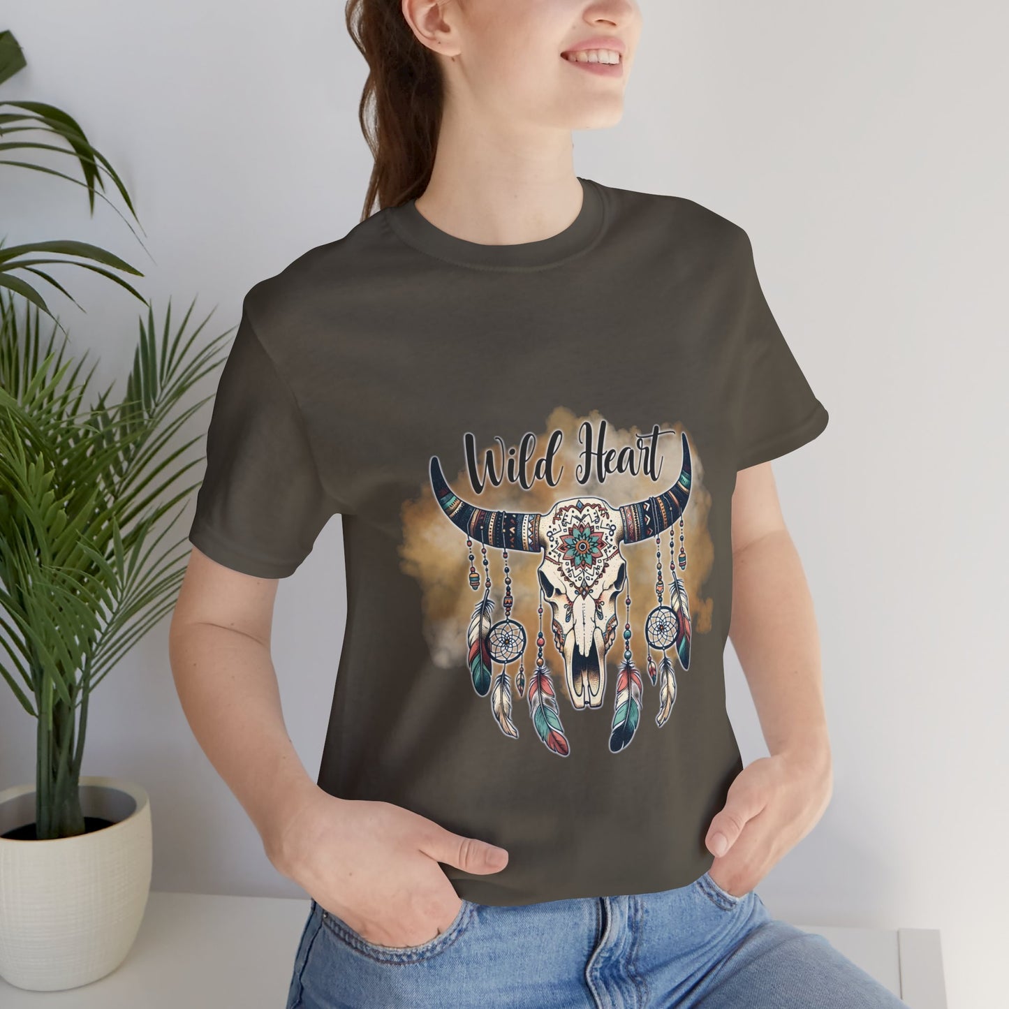 Wild Heart Unisex Jersey Short Sleeve Tee