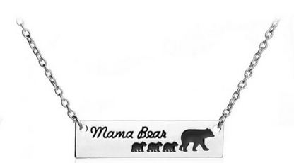 Mama Bear with Baby Bear(s) Necklace