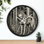 Wolf Wall Clock