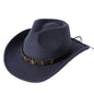 Woolen Hat Western Cowboy Top Hat Men's And Women's Curling Shell Accessories