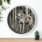 Wolf Wall Clock