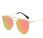 Luxury Vintage Round Sunglasses Women Brand Designer