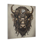 Steampunk Bison Matte Canvas