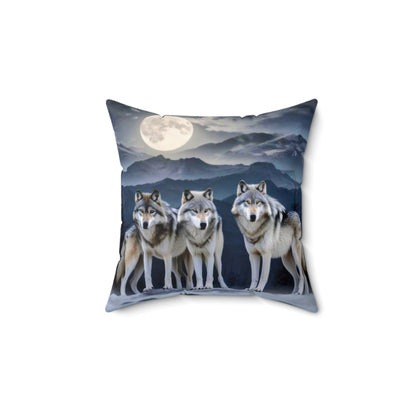 Wolves Pillow (square)