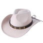 Woolen Hat Western Cowboy Top Hat Men's And Women's Curling Shell Accessories