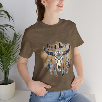 Wild Heart Unisex Jersey Short Sleeve Tee