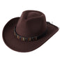 Woolen Hat Western Cowboy Top Hat Men's And Women's Curling Shell Accessories