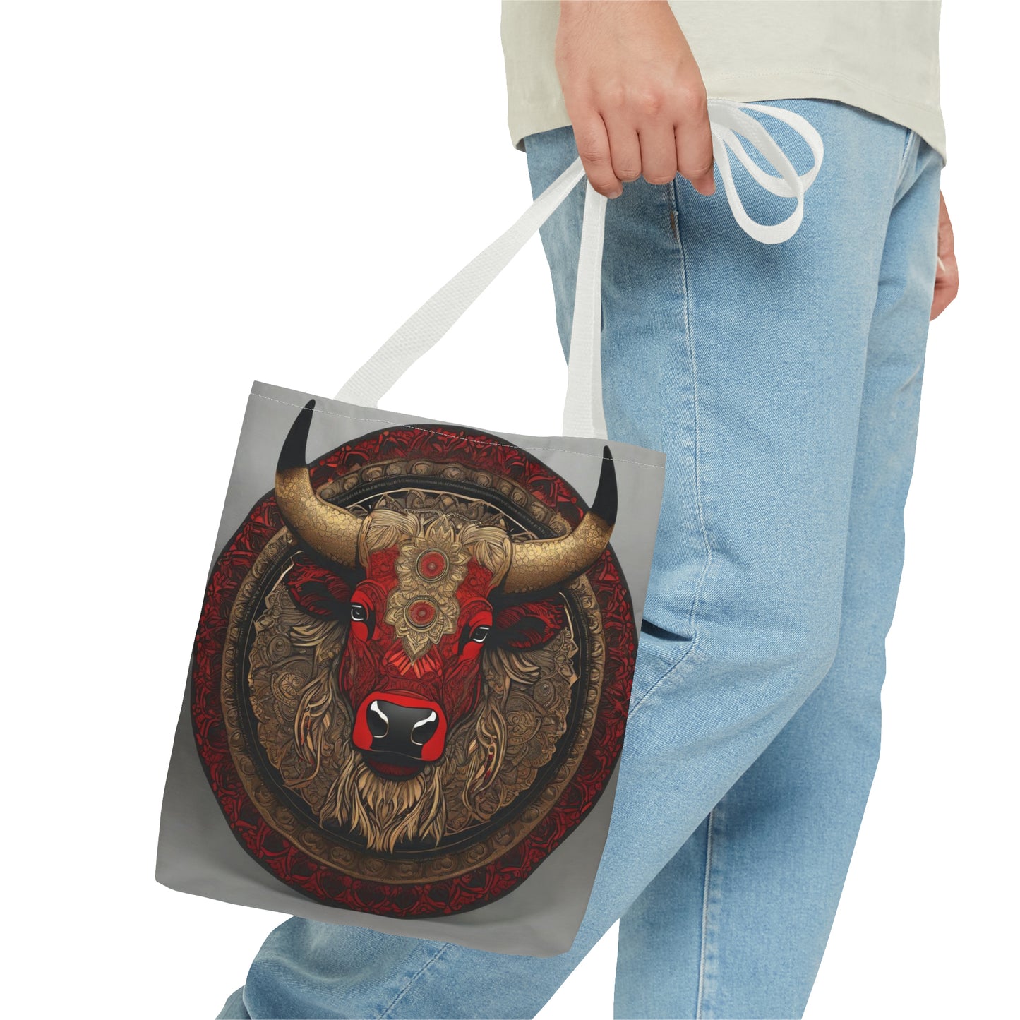 Buffalo Head Tote Bag