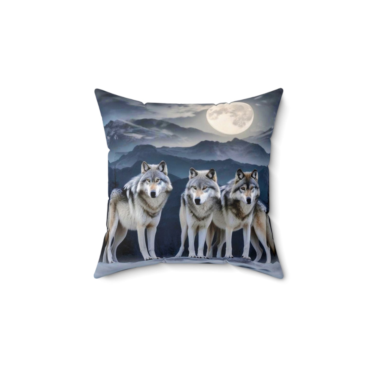 Wolves Pillow (square)